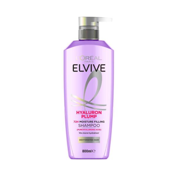 L'OREAL ELVIVE HYALURON PLUMP SHAMPOO 800ML