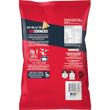 Popcorners Popcorn Chips Share Pack Sweet & Salty 130g