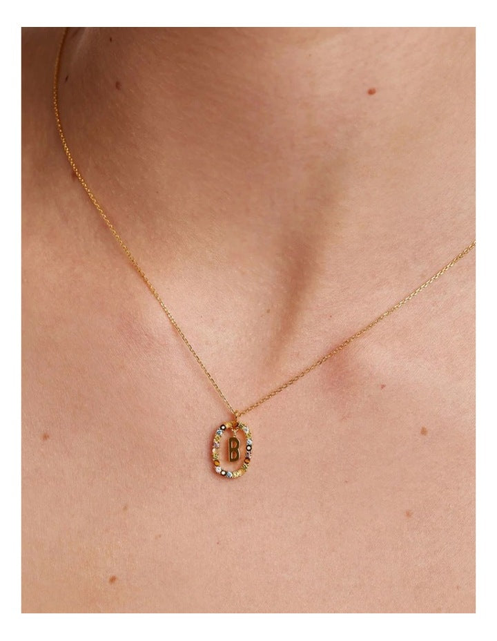 Letter B Multi Necklace