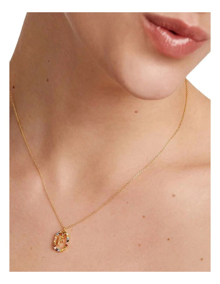Letter F Multi Necklace