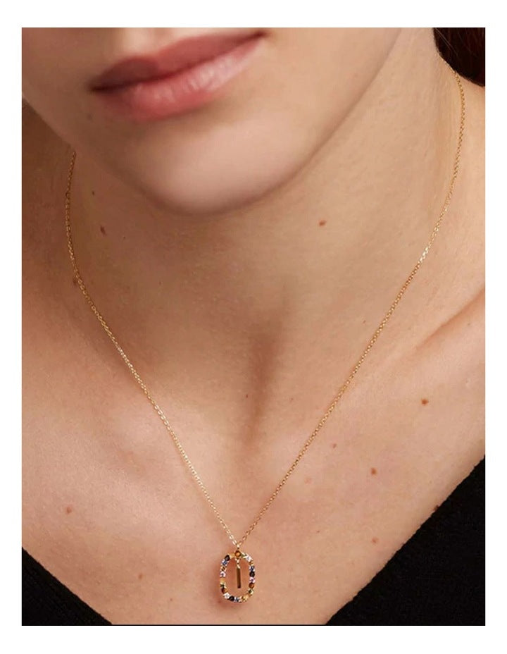Letter I Multi Necklace