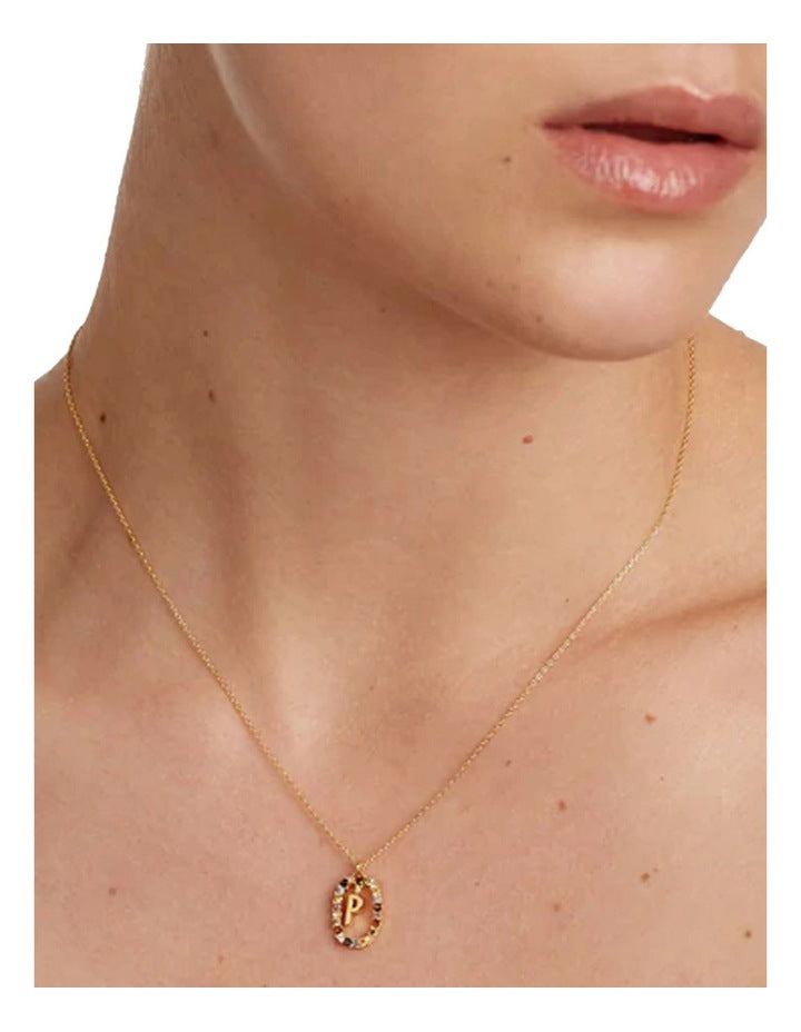 Letter P Multi Necklace