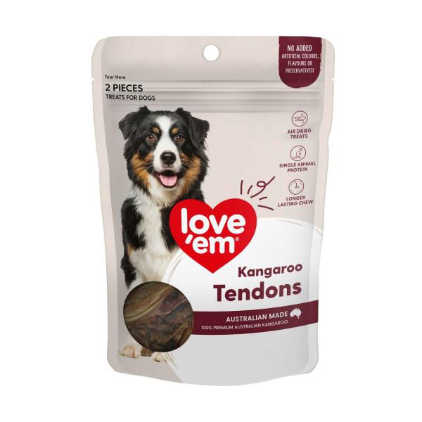Kangaroo Tendons Dog Treat