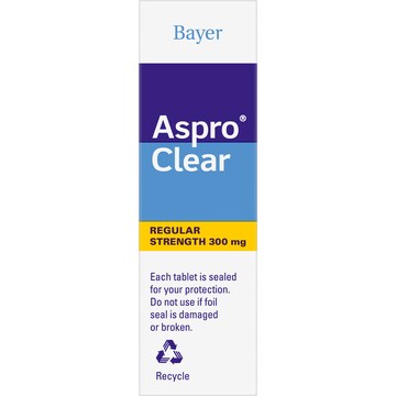 Aspro Clear Pain Relief Soluble Tablets 24 pack
