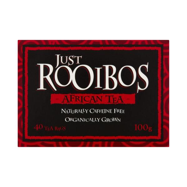 JUST ROOIBOS AFRICAN TEA BAGS 40 PACK