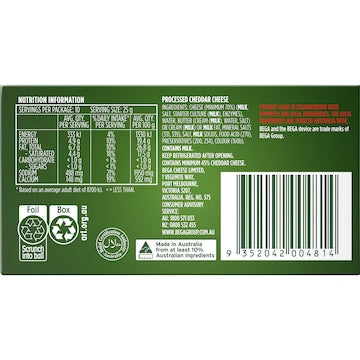 Bega Cheddar Cheese 250g