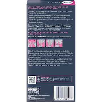 Veet Expert Legs & Body Wax Strips 40 pack