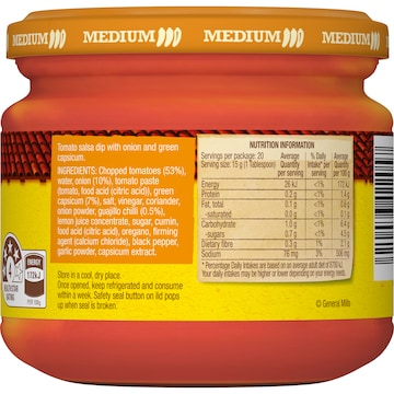 Old El Paso Chunky Salsa Dip Medium 312g