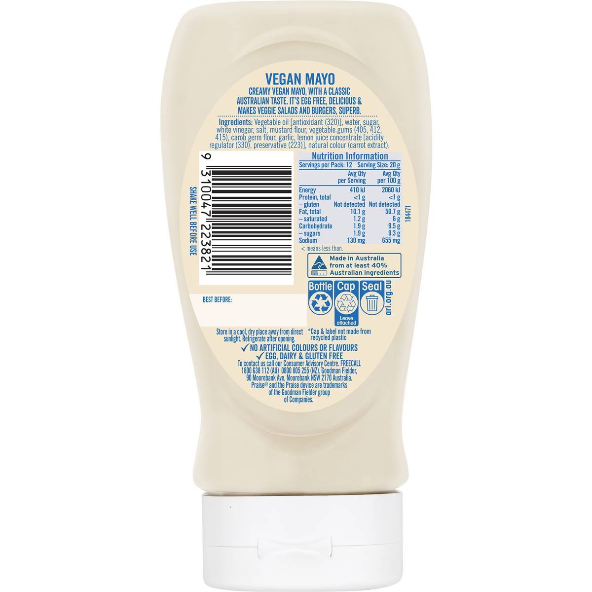 Praise Vegan Mayo 245g