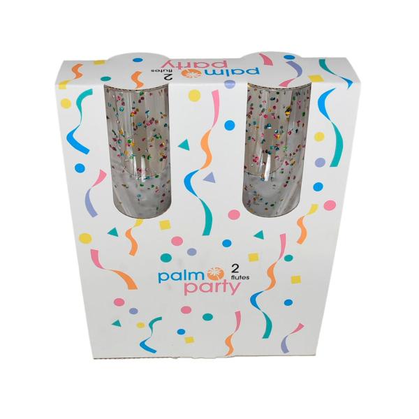PALM ALFRESCO SPARKLE PARTY FLUTE