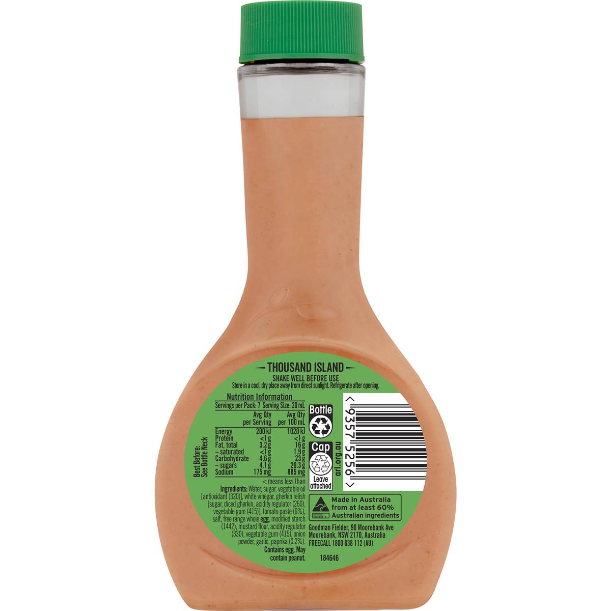 Praise Thousand Island Mini Dressing 140mL