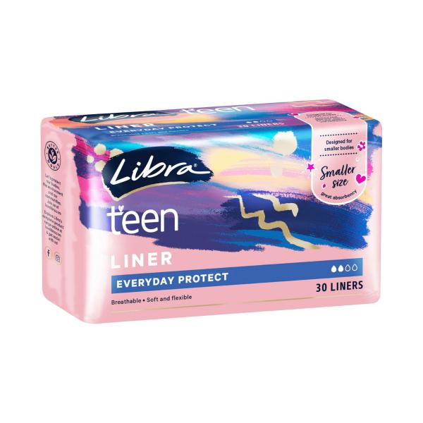 LIBRA TEEN LINERS 30 PACK