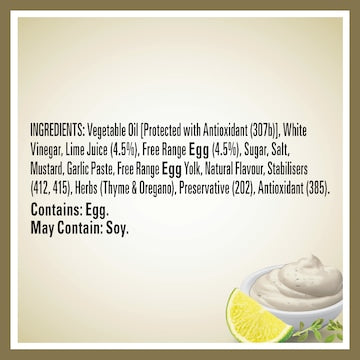 Heinz Zesty Lime & Herb Mayonnaise 295mL