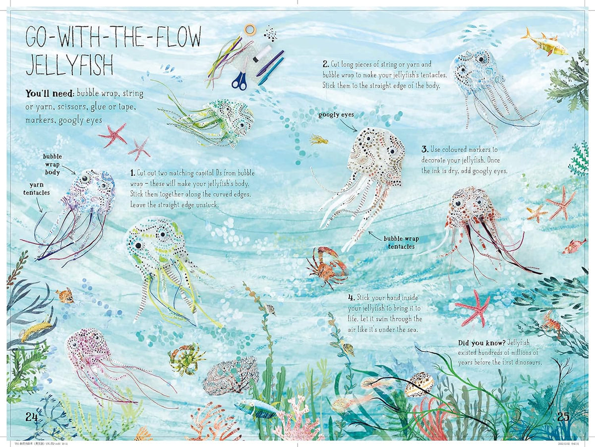 The Big Book Of Nature Art (Hardcover) by Yuval Zommer: Nature kids book
