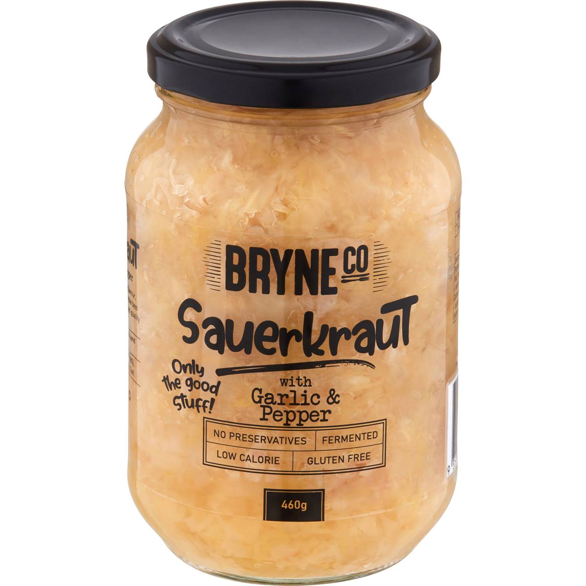 Bryne Co Sauerkraut With Garlic & Pepper 460g