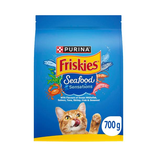 FRISKIES SEAFOOD SENSATIONS DRY CAT FOOD 700 GRAM