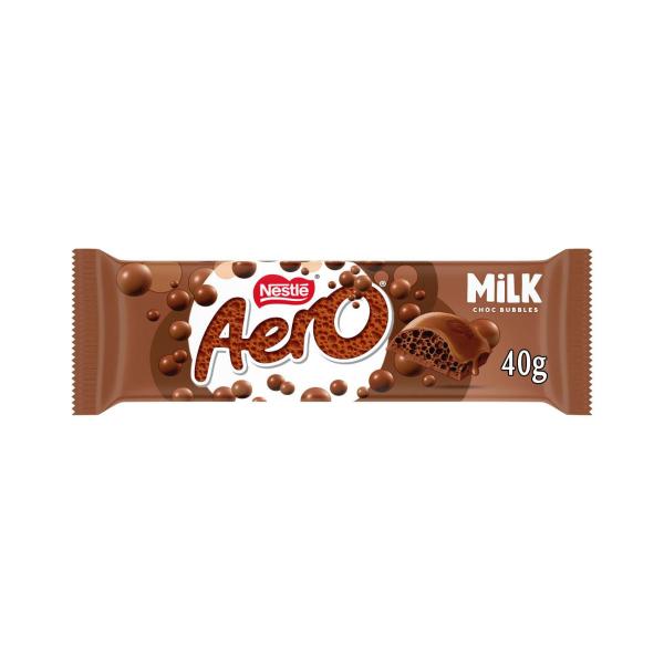 NESTLE AERO CHOCOLATE MILK MEDIUM BAR 40G