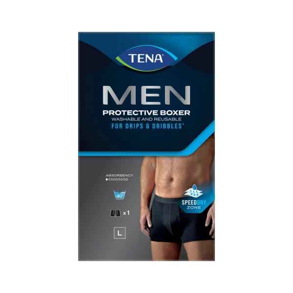 Men Black Washable Boxer Size L