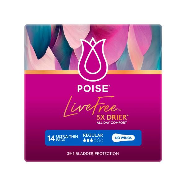 Live Free Pads Regular No Wings