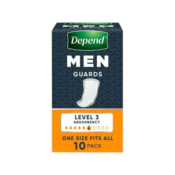 DEPEND MEN LEVEL 3 GUARDS 10 PACK