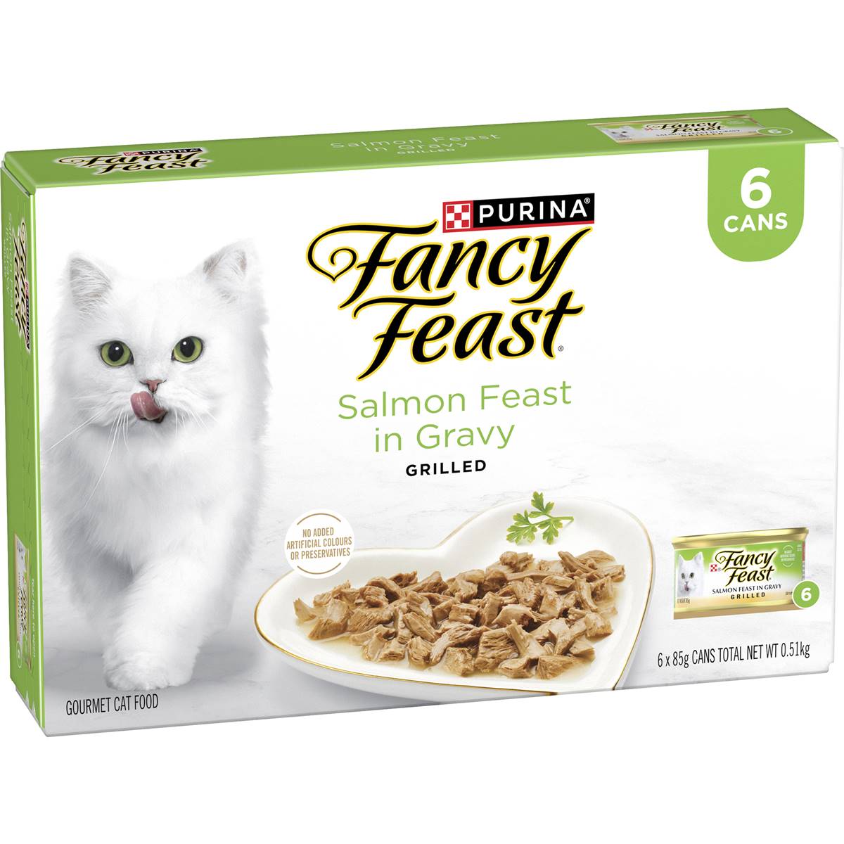 Fancy Feast Salmon Feast In Gravy Cat Food 85g x 6 pack