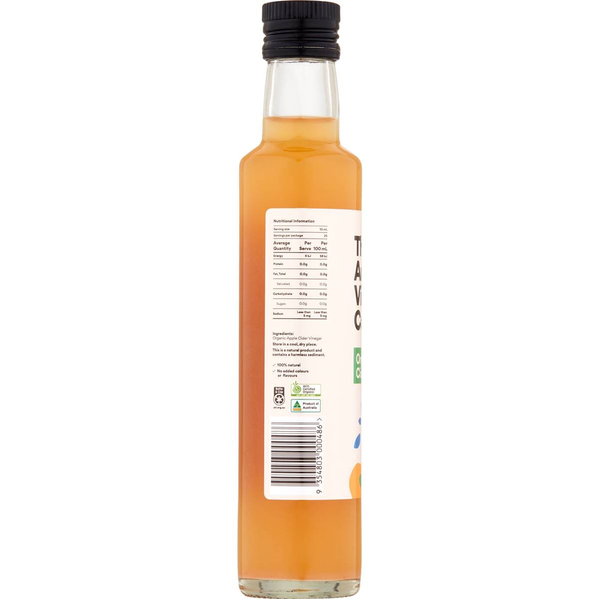 The Australian Vinegar Co. Organic Apple Cider Vinegar 250ml