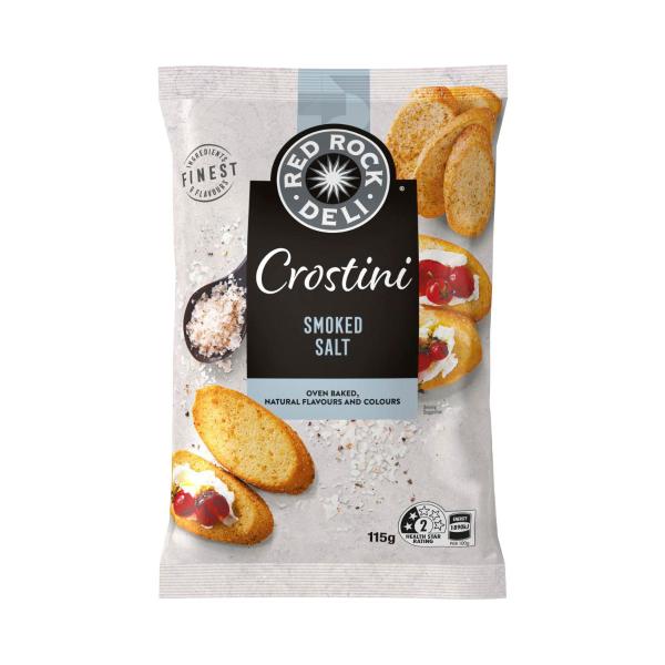 Crostini Crackers Smoked Salt
