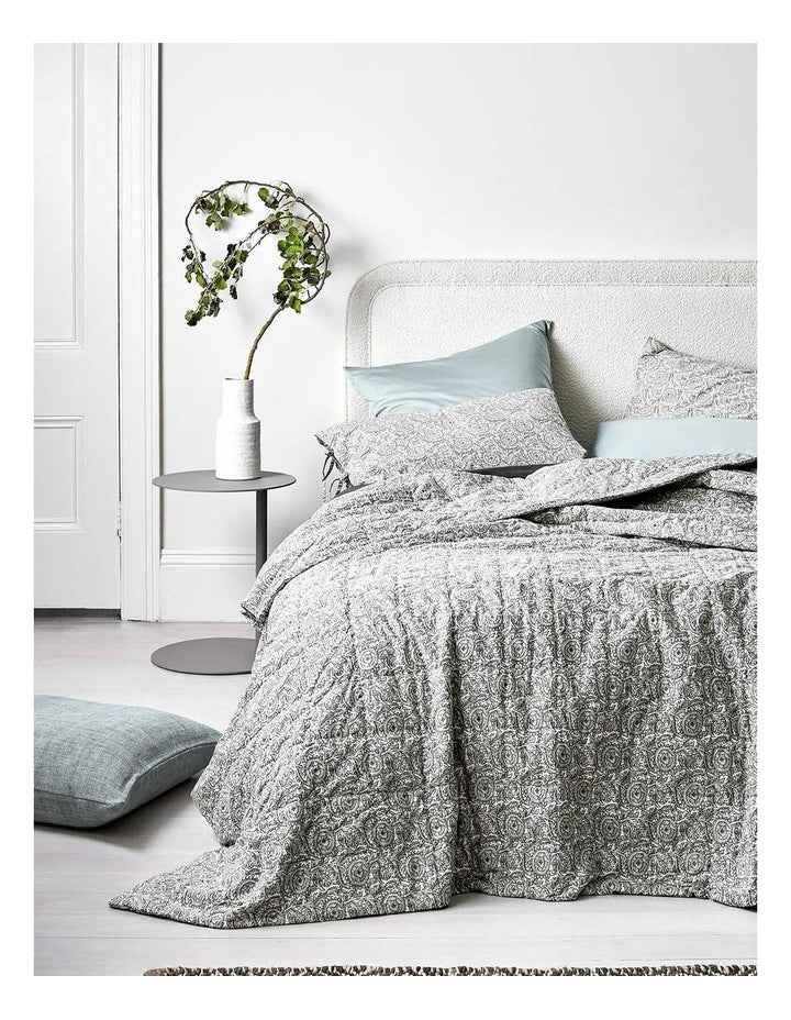 Jaipur Standard Pillowcase in Mist/Feather