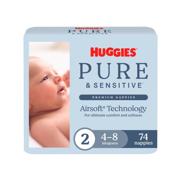 Pure And Sensitive Nappies Size 2