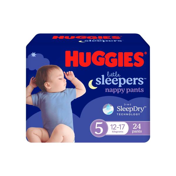 Little Sleepers Overnight Nappy Pants Size 5