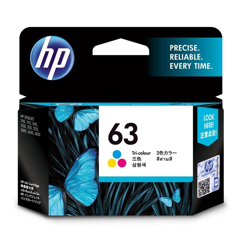 HP 63 Original Ink Cartridge (Tri-colour)