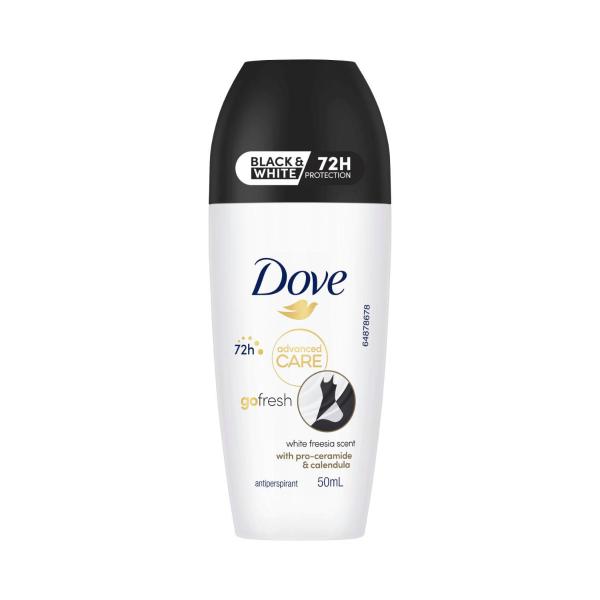 DOVE WOMEN ADVANCED DEODORANT ROLL ON 72HR ANTIPERSPIRANT INVISIBLE DRY 50ML