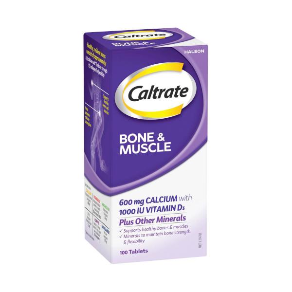 CALTRATE BONE & MUSCLE VITAMIN D 1000IU 100 PACK