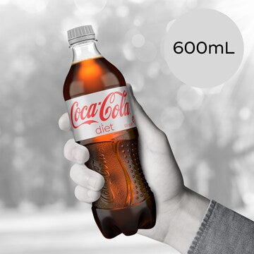 Coca-Cola Diet Soft Drink Bottle 600mL