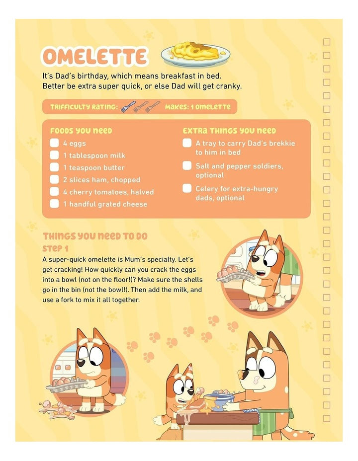 Bluey and Bingo's Fancy Restaurant Cookbook