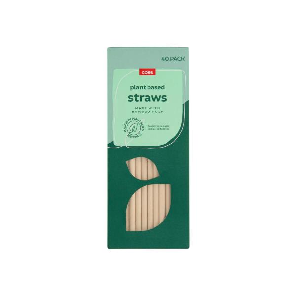 COLES BAMBOO STRAWS