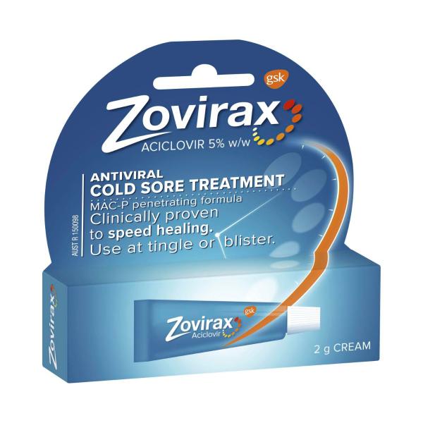 ZOVIRAX COLD SORE TREATMENT CREAM 2G