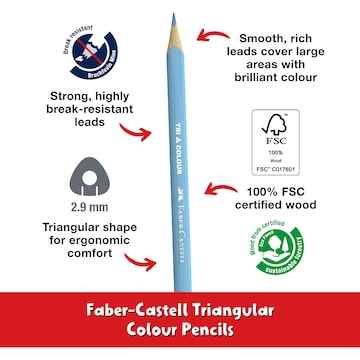 Faber-Castell Coloured Pencils 24 pack