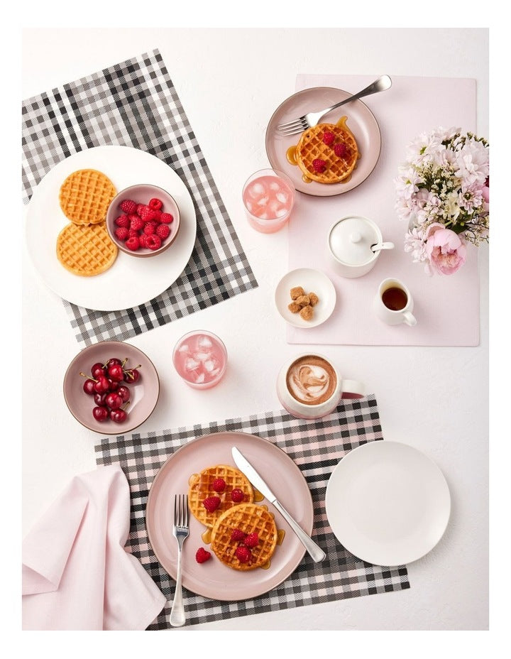 Table Accents Placemat 45x30cm in Light Grey Check