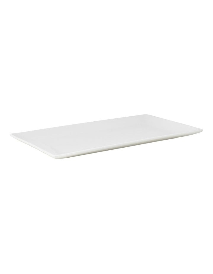White Basics Rectangular Platter 34x19cm in White