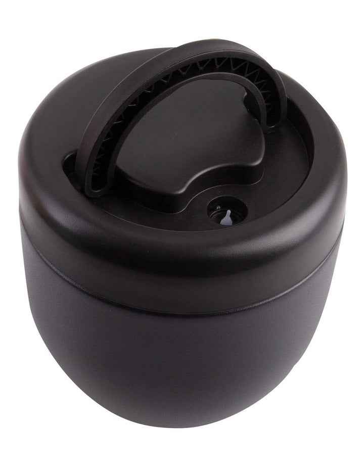 Stainless Steel Double Wall Insulated Food Pod 470ml in Black