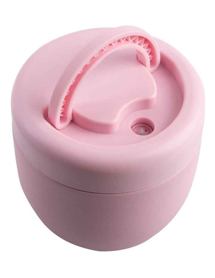 Stainless Steel Double Wall Insulated Food Pod 470ml in Carnation
