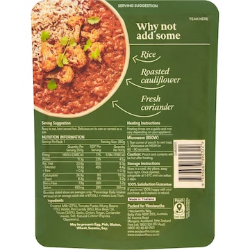Woolworths Indian Style Creamy Dahl 250g