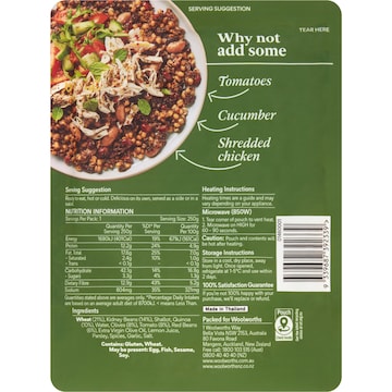Woolworths Mediterranean Style Mixed Grains & Beans 250g