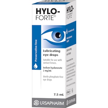 Hylo-Forte Lubricating Eye Drops 7.5mL
