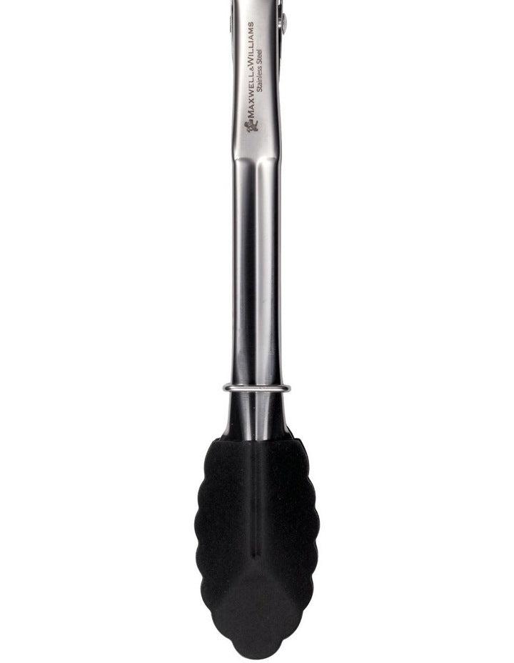 Grabbers Silicone Mini Tongs 18cm in Black