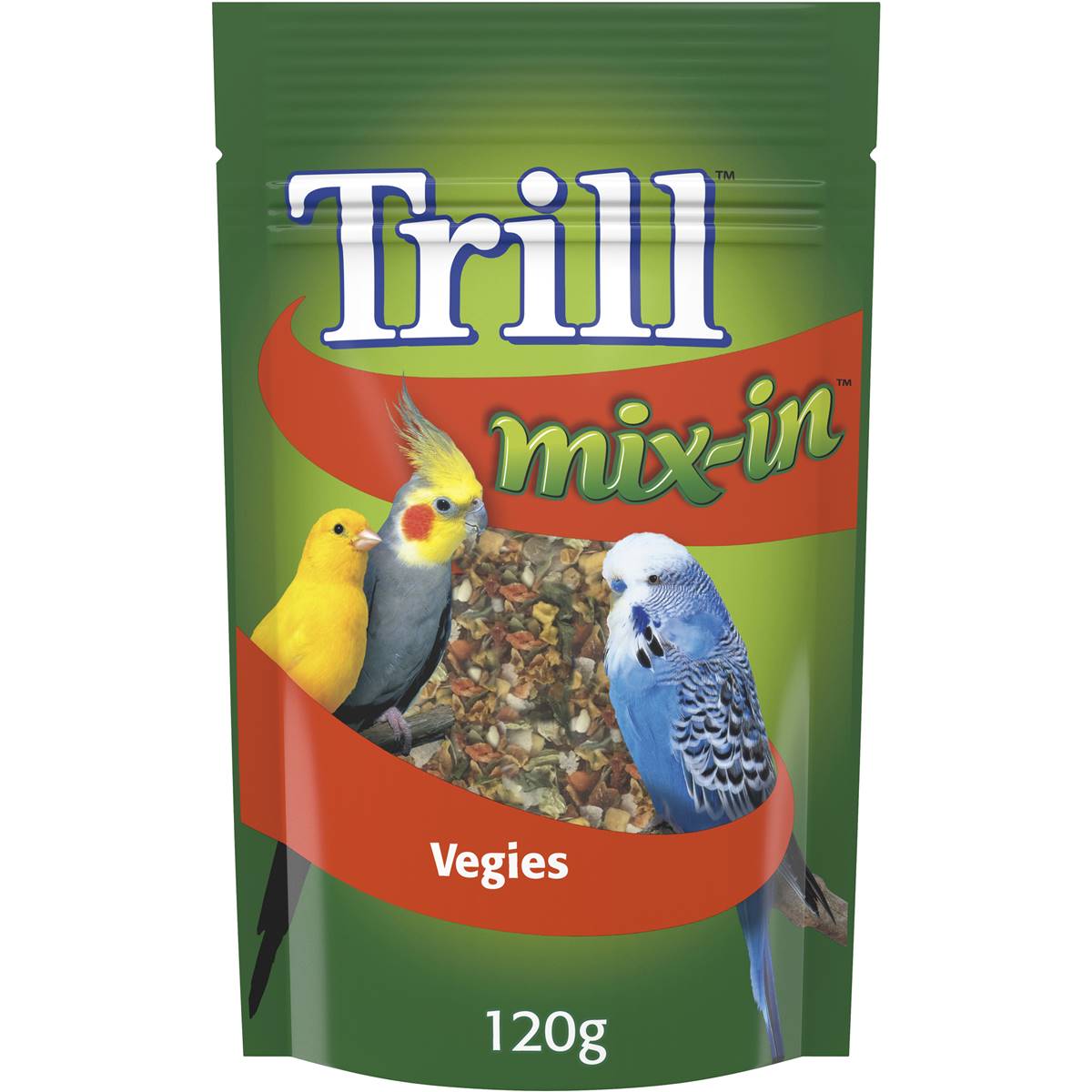Trill Mix In Veggies Bird Treat 120g