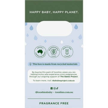 Tooshies Pure Water Baby Wipes Value 280 pack