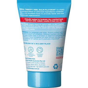 Dermal Therapy Heel Balm Platinum 75g