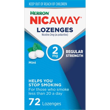 Herron Nicaway Stop Smoking Peppermint Lozenges 2Mg 72 pack